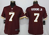 Women Nike Redskins 7 Dwayne Haskins Burgundy Vapor Untouchable Limited Jersey,baseball caps,new era cap wholesale,wholesale hats